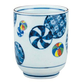 【まとめ買い10個セット品】 アルセラム強化食器 錦風船湯呑 B1-82【ECJ】