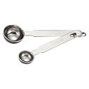 【まとめ買い10個セット品】 18-8 厚口計量スプーン 2本組【ECJ】