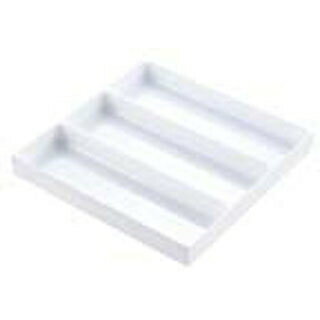 【まとめ買い10個セット品】 PS製 カトラリートレー LL ホワイト【ECJ】