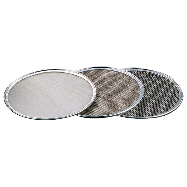 【まとめ買い10個セット品】 18-8 ワンタッチ 裏漉替アミ 27cm 50メッシュ【ECJ】