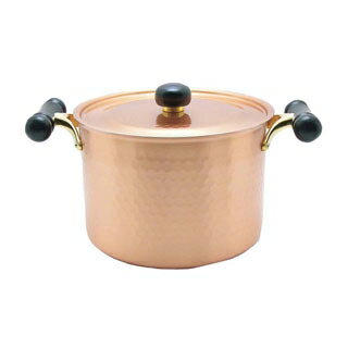 銅IHアンティック 深型鍋 IH-103 22cm【ECJ】