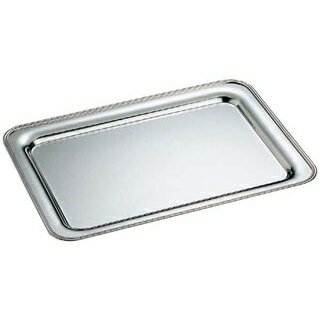 【まとめ買い10個セット品】 SW 18-8 B渕 角盆 18インチ 手無【ECJ】