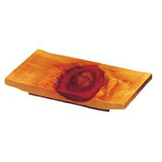 【まとめ買い10個セット品】 ひのき 紅節 盛皿 8寸 大 240×150×H30【ECJ】