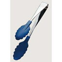 【まとめ買い10個セット品】 抗菌耐熱カラートング 中 ブルー 25cm【ECJ】