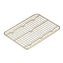 【まとめ買い10個セット品】 ステンレス 角バットアミ クリンプ目(金メッキ付)8枚取【ECJ】