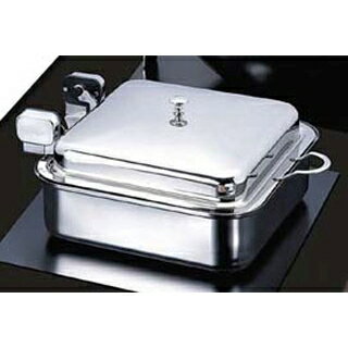 【まとめ買い10個セット品】ハイパーラックス 角型電磁サーバー ステンレス蓋タイプ(油圧)40cm HA-648【ECJ】