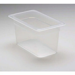 商品の仕様●外寸(mm)：265×162 ●内寸(mm)：深さ：150 ●重量:260g●容量:3.7L●材質：ポリプロピレン ●耐熱・耐冷温度：?40℃〜70℃■● キャンブロフードパンはガストロノーム(国際基準)規格(GN規格)を採用しています。● GN準拠のフードパンですので保管等に便利です。● 内側表面はノンスティックですから食材が付着する事によるロスも少なく、洗浄も簡単です。● 積み重ね可能● 目盛り付(LとQT)※商品画像はイメージです。複数掲載写真も、商品は単品販売です。予めご了承下さい。※商品の外観写真は、製造時期により、実物とは細部が異なる場合がございます。予めご了承下さい。※色違い、寸法違いなども商品画像には含まれている事がございますが、全て別売です。ご購入の際は、必ず商品名及び商品の仕様内容をご確認下さい。※原則弊社では、お客様都合（※色違い、寸法違い、イメージ違い等）での返品交換はお断りしております。ご注文の際は、予めご了承下さい。→単品での販売はこちら