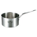 【まとめ買い10個セット品】 EBM ビストロ 三層クラッド 深型片手鍋 15cm 蓋無【ECJ】