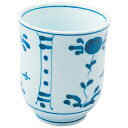 【まとめ買い10個セット品】 アルセラム強化食器 染付草花湯呑 EC1-16【ECJ】