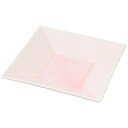 【まとめ買い10個セット品】 アルセラム強化食器 ピンク角小皿 EC6-25【ECJ】