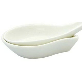 【まとめ買い10個セット品】 アルセラム強化食器 クリーム釉レンゲ台 EC10-32【ECJ】