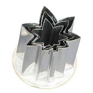 18-8 渕付抜型 紅葉 3pcs【ECJ】