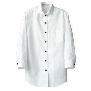 【まとめ買い10個セット品】 女性用七分袖シャツ CH4427-0 ホワイト 9号【ECJ】