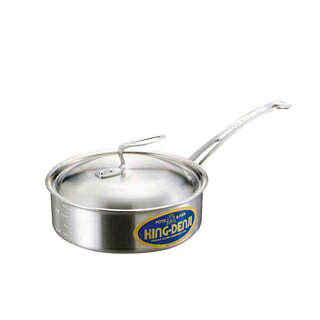 ニューキングデンジ 浅型片手鍋(目盛付)24cm【人気の鍋 使いやすい鍋ランキング 煮物鍋 ブランド キッチン鍋鍋ブランド 人気鍋メーカー 長く使える鍋 人気メーカー】【ECJ】