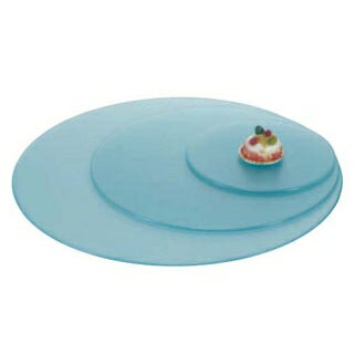 【まとめ買い10個セット品】 ブッフェステーション 丸ライトグリーントレー G0031(S)φ310【ECJ】