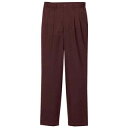 【まとめ買い10個セット品】 ツータックパンツ(男性用)KP001M-6 茶 4L【ECJ】