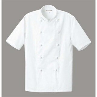 コックコート(男女兼用)AA499-0 ホワイト LL【ECJ】