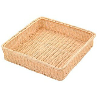 大型籐かご P-3 400×400×H90【ECJ】