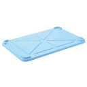 【まとめ買い10個セット品】 EBM PPカラー番重 蓋 小 ブルー(サンコー製)【ECJ】