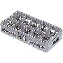 【まとめ買い10個セット品】 BK ハーフ グラスラック10仕切 HG-10-105【ECJ】