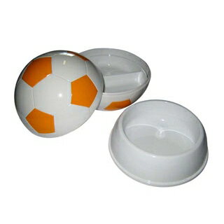 お子様ランチ皿 サッカーボール 大(仕切付)YB-SRLY イエロー【ECJ】