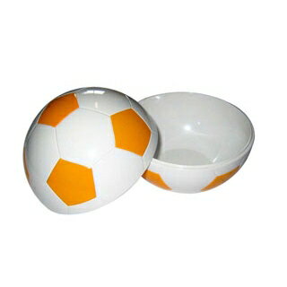 お子様ランチ皿 サッカーボール 小(仕切なし)YB-SRSY イエロー【ECJ】