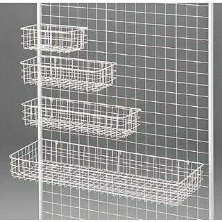 【まとめ買い10個セット品】 ネット用網カゴ W420 ホワイト 40615-4【ECJ】
