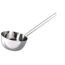 【まとめ買い10個セット品】 18-8 長柄付ひしゃく三角グリップ 15cm(1.15L)柄長1m【ECJ】