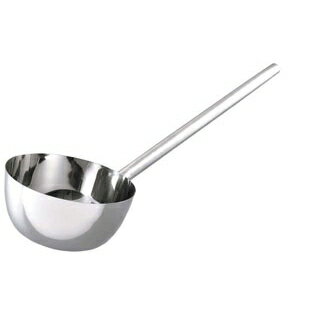 18-8 長柄付ひしゃく三角グリップ 24cm(3.85L)柄長25cm【ECJ】