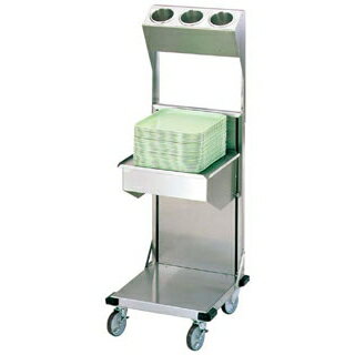 ラック・トレーディスペンサー リフト型 KN5245-S6 シルバーシリンダー付【ECJ】