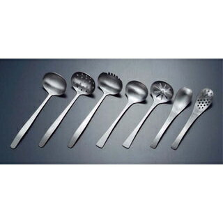 【まとめ買い10個セット品】 18-8 和味 槌目入 卓上お玉 穴明【ECJ】