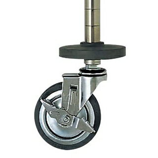 【まとめ買い10個セット品】 キャニオンシェルフ用シングルキャスター SC-100S ストッパー付【ECJ】