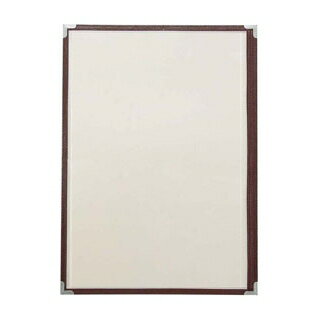 【まとめ買い10個セット品】 クイックメニューブック B4サイズ QM-400 6ページ ブラウン 32588【ECJ】