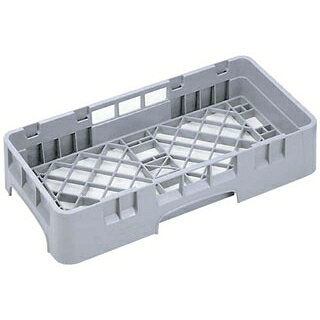 商品の仕様●外寸(mm)：504×254×H101 ●内寸(mm)：464×213 有効深さ：67●重量：0.83kg●材質：ポリプロピレン ●洗浄機：○●耐熱・耐冷温度：約90℃■● (1)他のメーカーよりも全体的に軽く壁に隙間がないので、清潔に保存でき洗浄も効果的に行えます。(2)38ミリのスプラッシュガードがラック内の水を維持するので効果的に洗浄でき、また、グラスの保護にも役立ちます。(3)人間工学的にデザインされたハンドルで持ち運びが非常にスムーズです。(4)他のメーカーのラックとの積み重ねも可能です。(5)底部がV型になっているので水がはけやすくなっています。(6)底部のフチもスムーズで角が丸くなっているので、運びやすく怪我も減少します。(7)仕切り隅に指先が入るスペースがありますので、取り出しが容易です。(8)丈夫なコポリマー樹脂製で、化学品や熱に強いので末永く使えます。(9)一体成型のピンを使用しているので丈夫で、ネジ、リベット、ボルトなど不要でさびたりしません。(10)食器洗浄機にどの方向からでも入れられ、方向を揃える手間がかかりません。※商品画像はイメージです。複数掲載写真も、商品は単品販売です。予めご了承下さい。※商品の外観写真は、製造時期により、実物とは細部が異なる場合がございます。予めご了承下さい。※色違い、寸法違いなども商品画像には含まれている事がございますが、全て別売です。ご購入の際は、必ず商品名及び商品の仕様内容をご確認下さい。※原則弊社では、お客様都合（※色違い、寸法違い、イメージ違い等）での返品交換はお断りしております。ご注文の際は、予めご了承下さい。→単品での販売はこちら