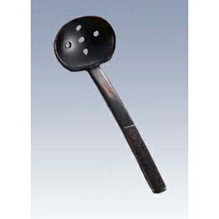 Soup Ladle （Holed） - 木製 布貼お玉 曙 穴明 73×58×227【ECJ】