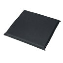 【まとめ買い10個セット品】 レザー 座布団カバー丈 無地 AAU0004 中 黒【ECJ】