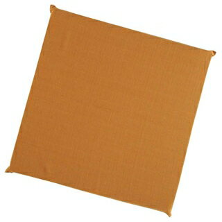 【まとめ買い10個セット品】 ウレタン座布団 カバー丈 EXU7050 金茶【ECJ】