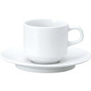 【まとめ買い10個セット品】 おぎそチャイナ スタックコーヒー 4627 ホワイト【ECJ】