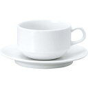 【まとめ買い10個セット品】 おぎそチャイナ スタックカプチーノ 4616 ホワイト【ECJ】