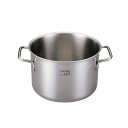 EBM Gastro 443 半寸胴鍋(蓋無)24cm【おでん用鍋 業務用半寸胴鍋 料理 業務用パスタ鍋 業務用鍋通販】【ECJ】