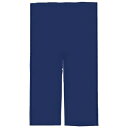【まとめ買い10個セット品】 半間用 綿つむぎ 無地 のれん 紺【ECJ】