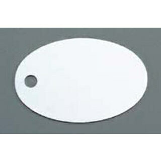 アルマイト ネームプレート小判型(100枚入)378-A【ECJ】