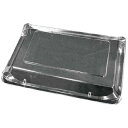 【まとめ買い10個セット品】 プラ容器 筑後用 長方形 蓋(10枚入)小【ECJ】