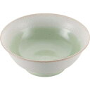 磁器 中華食器 釉彩若草 高台丼 6.8寸【ECJ】