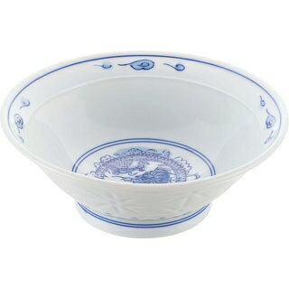 【まとめ買い10個セット品】 磁器 中華食器 ホタル竜 反丼 7寸【ECJ】