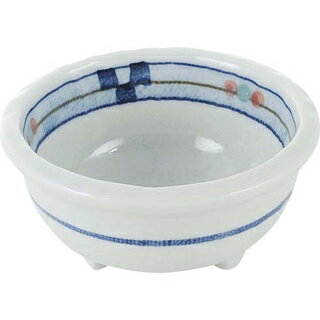 【まとめ買い10個セット品】 和食器コレクション キューヴ 三ッ足鉢 3.8寸【ECJ】