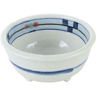 【まとめ買い10個セット品】 和食器コレクション キューヴ 三ッ足珍味鉢【ECJ】