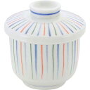 【まとめ買い10個セット品】 和食器コレクション 三色十草 むし碗【ECJ】