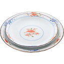 【まとめ買い10個セット品】 和食器コレクション 赤絵花 丸皿5寸【ECJ】