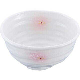 【まとめ買い10個セット品】 和食器コレクション ピンク白吹小花 丼 5.5寸【ECJ】